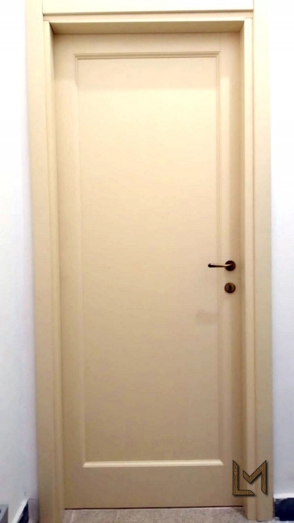 Porta laccata bianca avorio